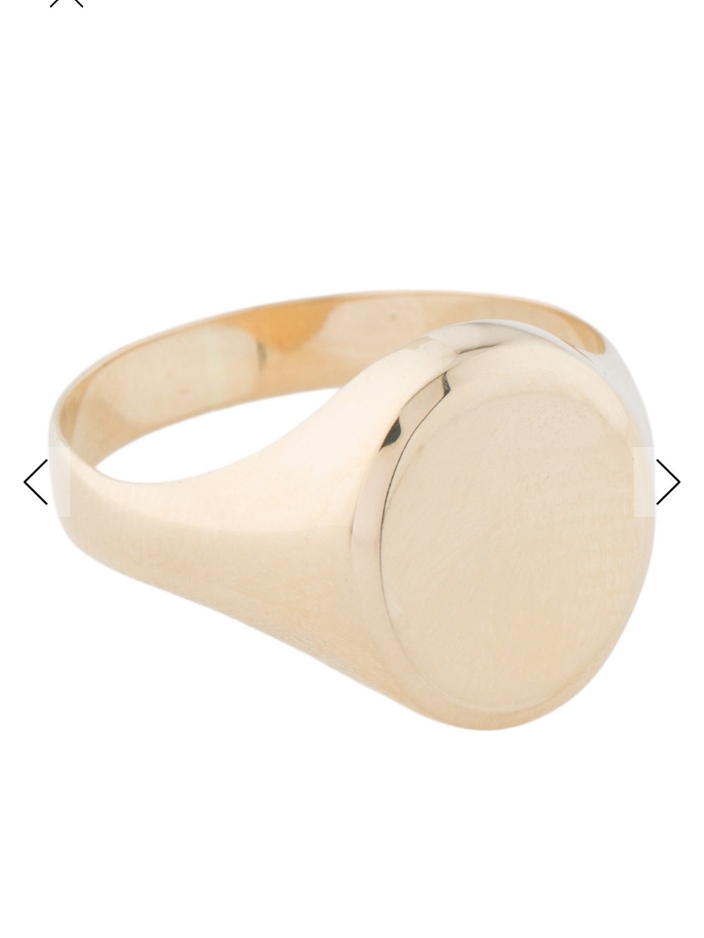 Classic Gold Tone woman’s Signet Ring